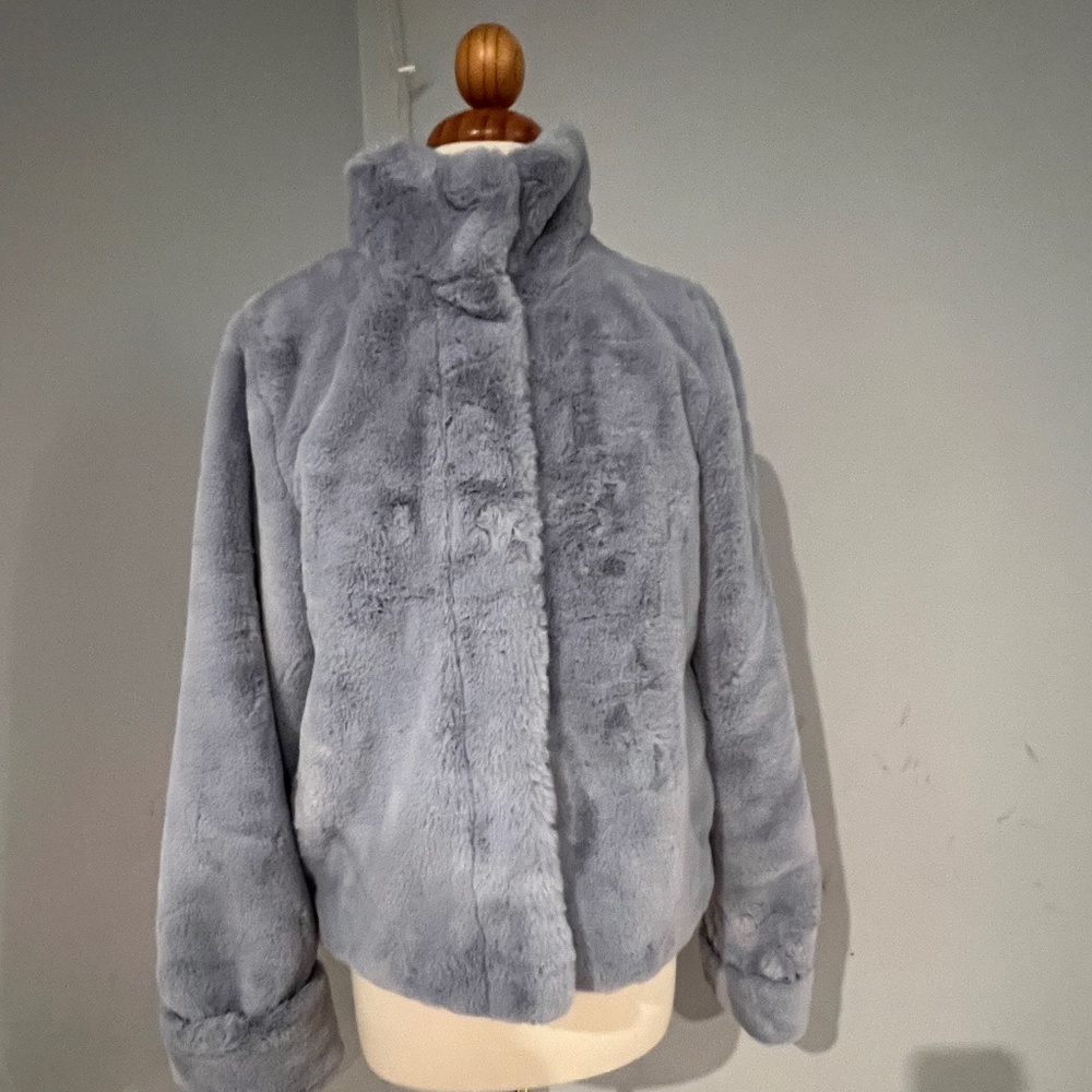 Like New Anthropology Faux Fur Jacket